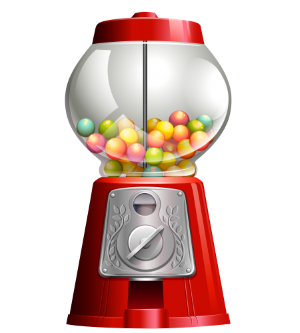 a gumball machine